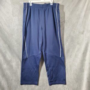 Reebok Athletic Training/Exercise Pants Navy Blue Size XL